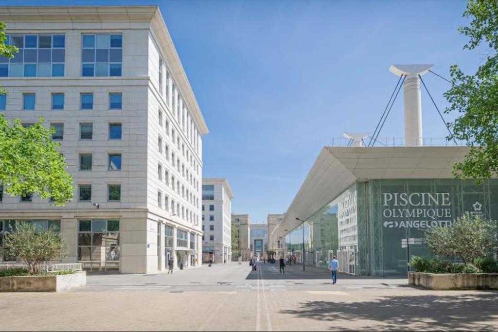 L'Horizon, T3, Terrasse, Pkg, Quartier Antigone Apartment Montpellier Exterior photo